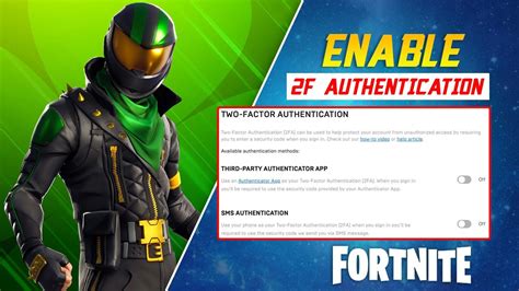 How to Enable Two Factor Authentication in Fortnite, Epic Games.